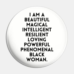 I am a beautiful black woman Pin