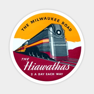 1939 Hiawatha Passenger Train Fleet Magnet