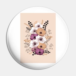 Floral Bouquet IV Pin