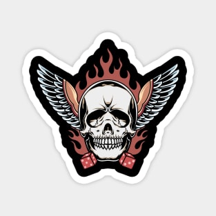 wings of steel rockabilly Magnet