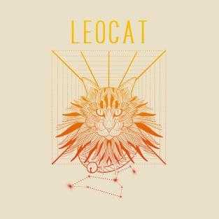 A zodiac cattery: Leo - leocat T-Shirt