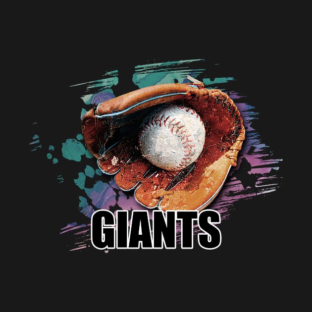 Retro Proud Team Name Giants Classic Style Baseball by WholesomeFood