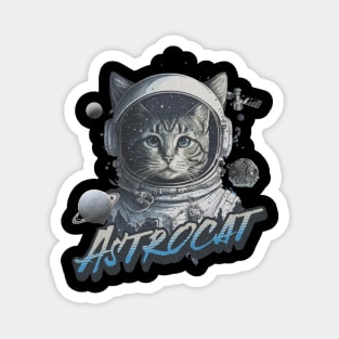 Cute Kitty AstroCat Magnet