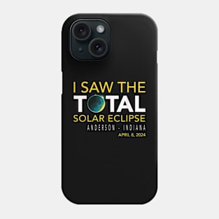 Just saw the total eclipse at Anderson indiana Phone Case