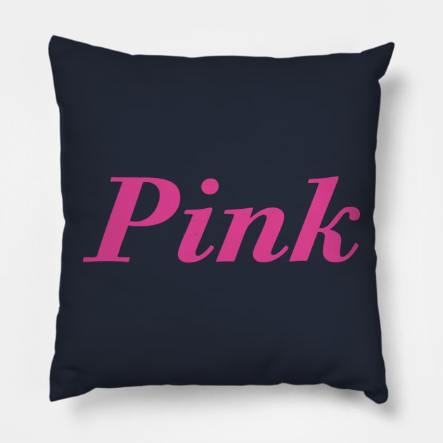 Pink Pillow by admeral