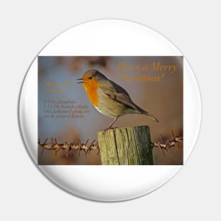 "RUSTY ROBIN" MERRY CHRISTMAS! Pin