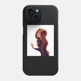 Red Hair and Roses Phone Case