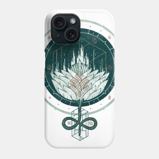 White Dahlia Phone Case