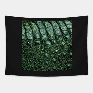 Green Alligator Skin Tapestry