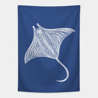 Manta Ray - marine animal lovers' design Tapestry