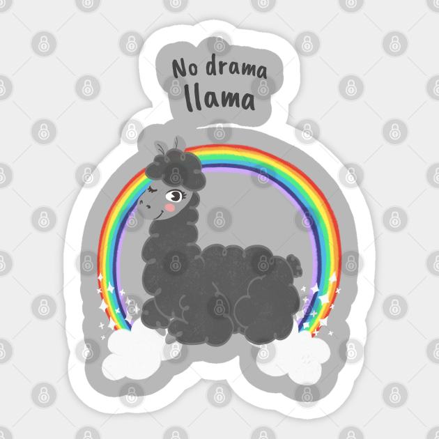 No drama Llama - No Drama Llama - Sticker