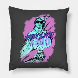 They Live Obey design Pillow