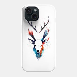 Stag Deer Wild Nature Animal Colors Art Phone Case