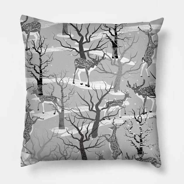 deer Pillow by cutequokka