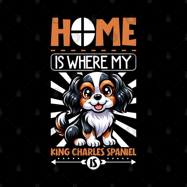 Home is with my King Charles Spaniel by Modern Medieval Design