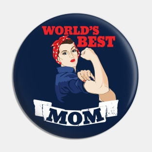 World's Best Mom Pin