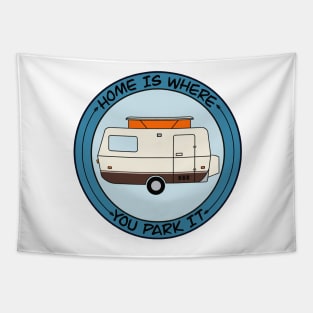 Home Is Where You Park It - Eriba Troll/Pan Tapestry