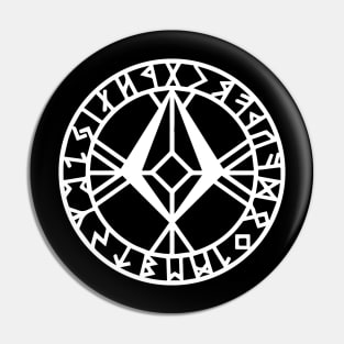 Odin protection rune - Viking art Pin