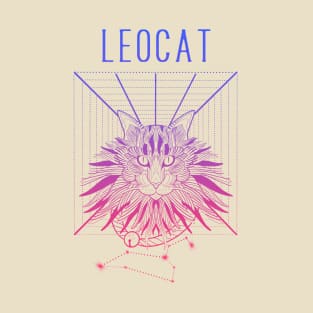 A zodiac cattery: Leo - leocat T-Shirt