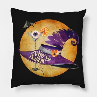 Drink Up Witches! Pillow