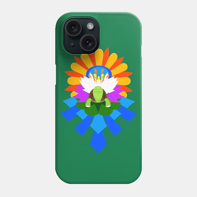 Happy Turtle Phone Case by BuckRogers