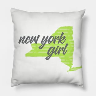 New York Girl Pillow