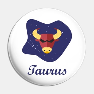 Taurus Zodiac Sign Constellation Sky Pin