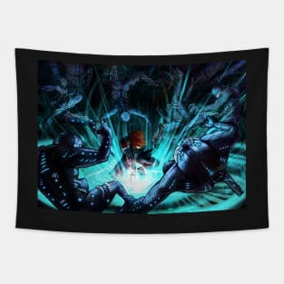 Mass Effect Biotic Blitz Tapestry