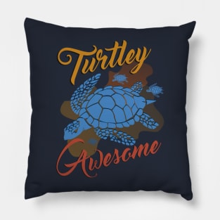 Turtley Awesome | Coral Reef Pillow