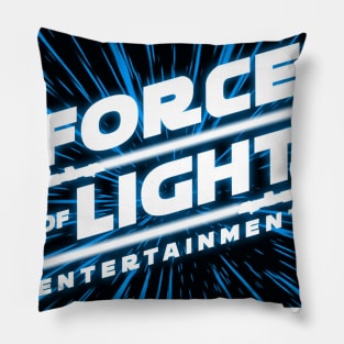 Force of Light Entertainment Logo 3 Red 5 Pillow