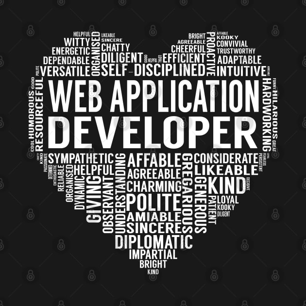 Web Application Developer Heart by LotusTee