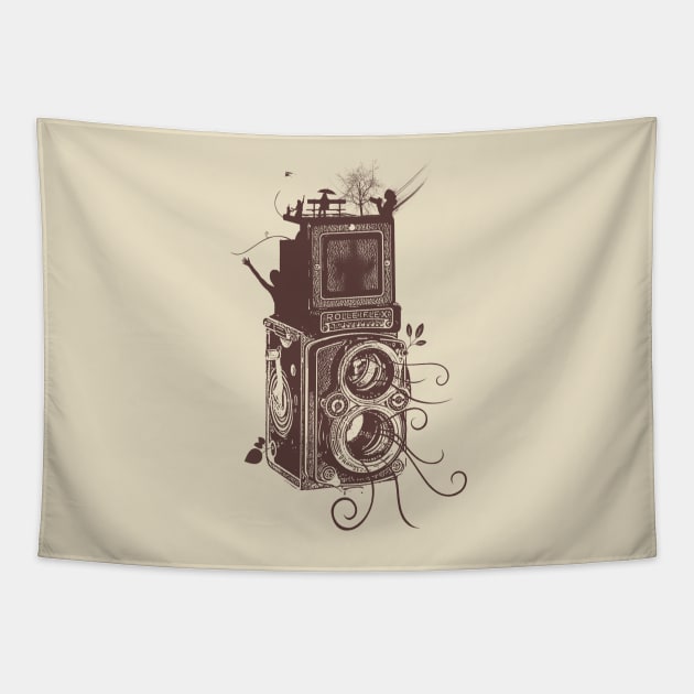 Rolleiflex Evolution of Photography Tapestry by ddtk