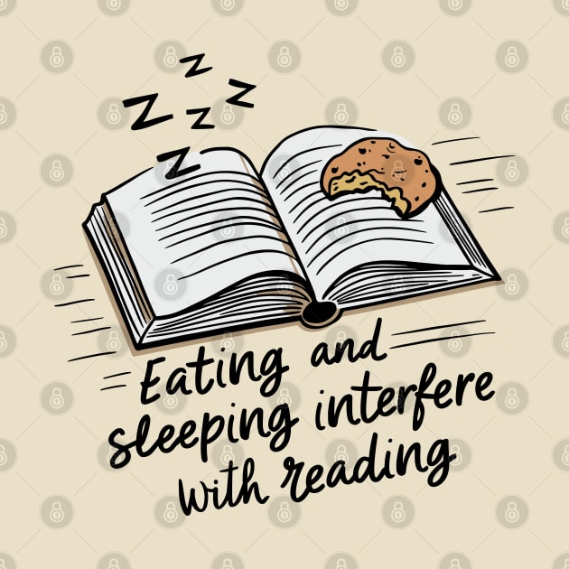 Book Interrupted By Eating And Sleeping by Anticorporati