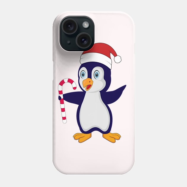 santa pinguin Phone Case by teenices