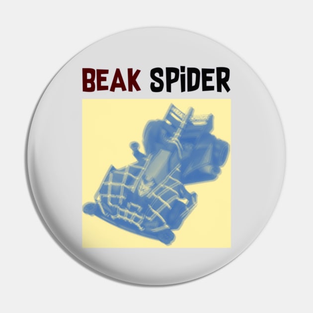 Beak Spider Pin by Hellojink