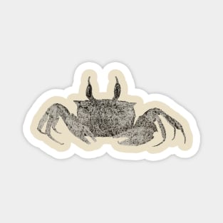 Dotwork Crab Art Print Magnet