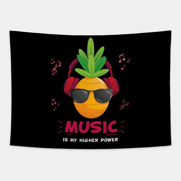 Music is My Higher Power Tapestry by BullBee