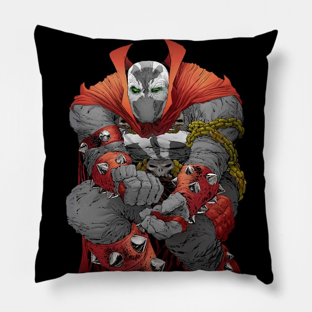 Spawn Knight Returns! Pillow by SkipBroTees