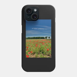 Poppy Field Near Cividale Phone Case