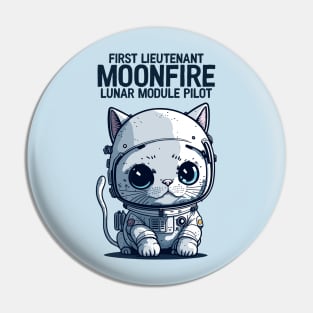 Moonfire Cat Astronaut Pin