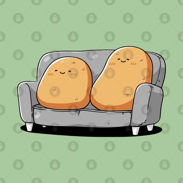 Cute Couch Potatoes by Daytone