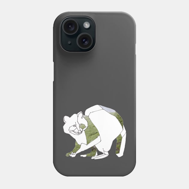 Polygon Racoon Phone Case by InchInk