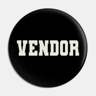 Vendor Word Pin