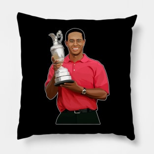 Tiger Woods Got Throphy Jug Pillow