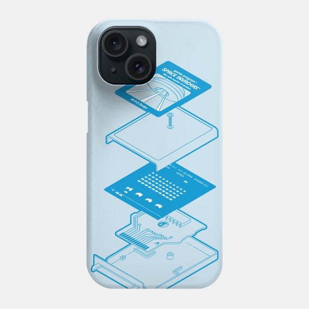 Blueprint Invasion Phone Case by mannypdesign