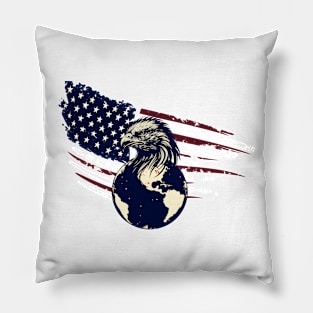 Independence Day of America. American flag Pillow