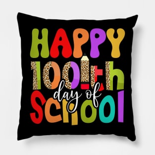 Funny 100th Day of School Teachers Kids Child Happy 100 Days Pillow