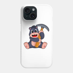 Mole Miner Pickaxe Phone Case