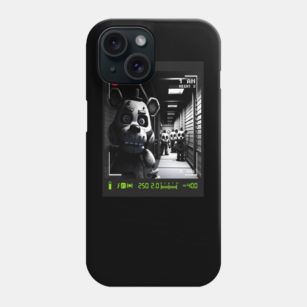 Security Cam Robo Mascots Phone Case by SkullTroops