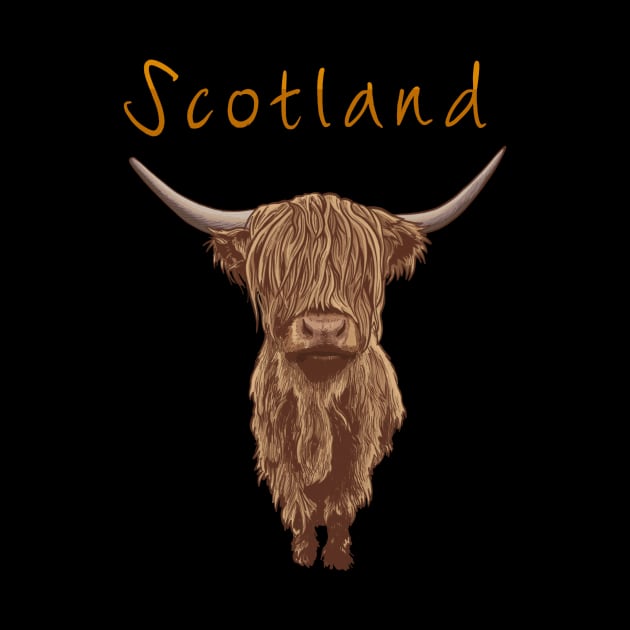 Scottish Cow by Pickledjo